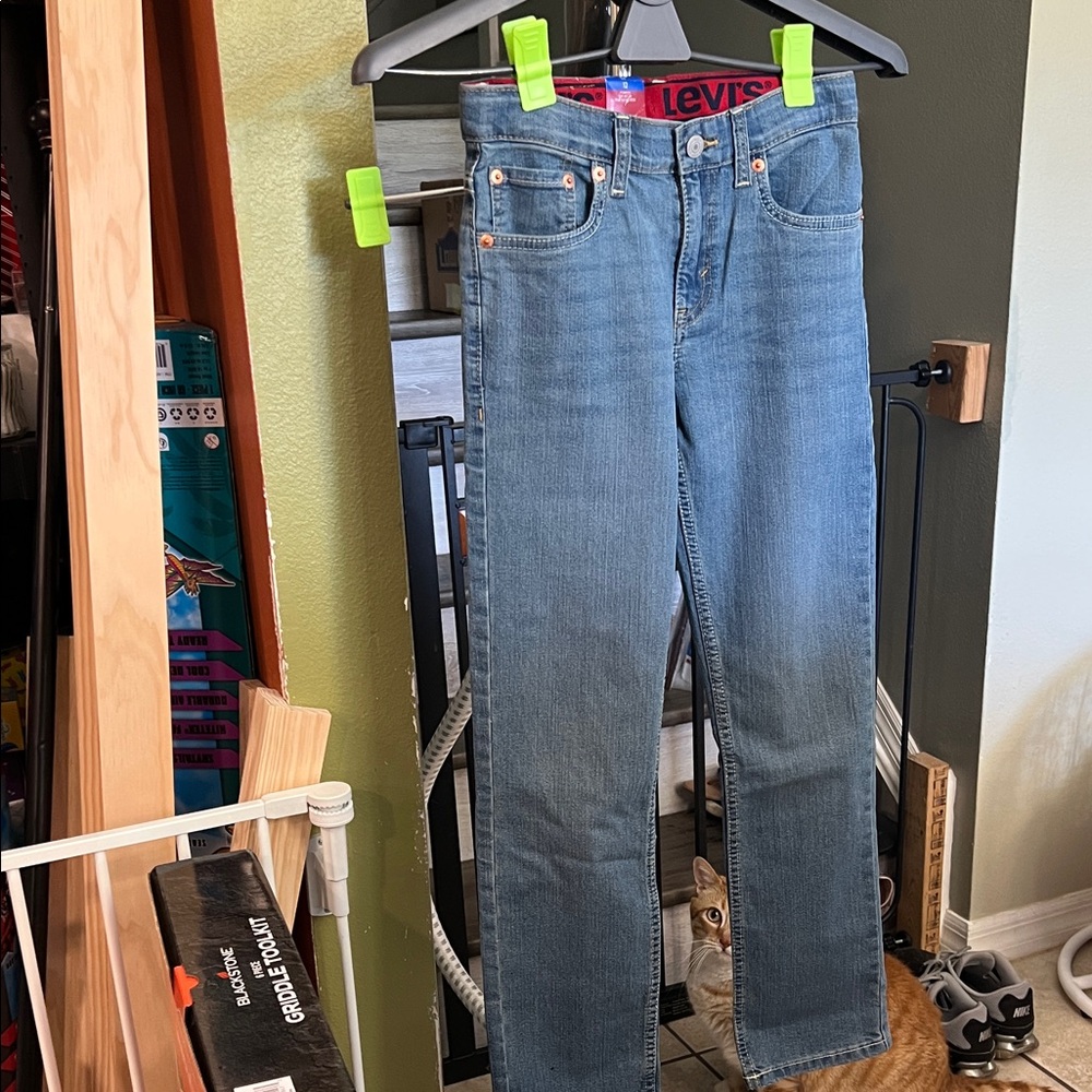 Levi's Boy’s Light Blue Straight Jeans